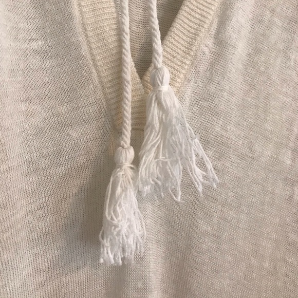 JOIE | Lg | LUXURIOUS LINEN | Tassel Ties - Picture 4 of 10